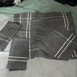Set of 4 cloth napkins checkered %100 cotton